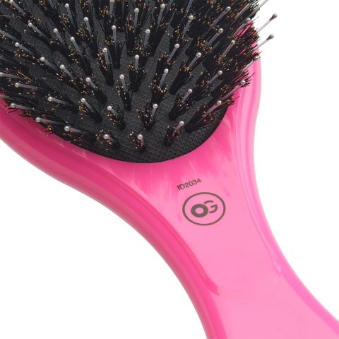 Olivia Garden - Care Oval - Boar & Nylon - Hair Brush - Pink