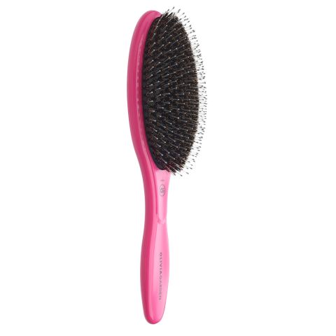 Olivia Garden - Care Oval - Boar & Nylon - Hair Brush - Pink