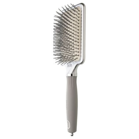 Olivia Garden - Care Rectangular - Nylon Silver - Hairbrush - L