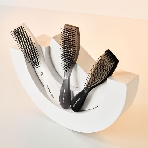 Olivia Garden - Style Wet - Fine Hair - Hairbrush - Ice White