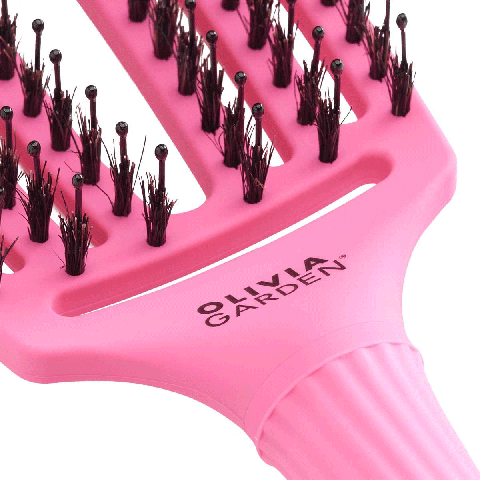 Olivia Garden - FingerBrush Combo Medium - Think Pink - Bubble Pink