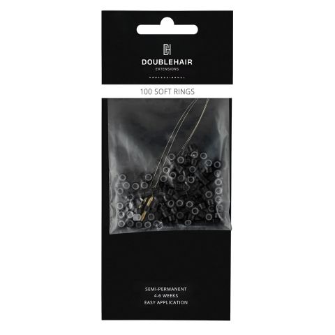 Balmain - DoubleHair - Length & Volume Fixing Rings - 100 Pieces - Black