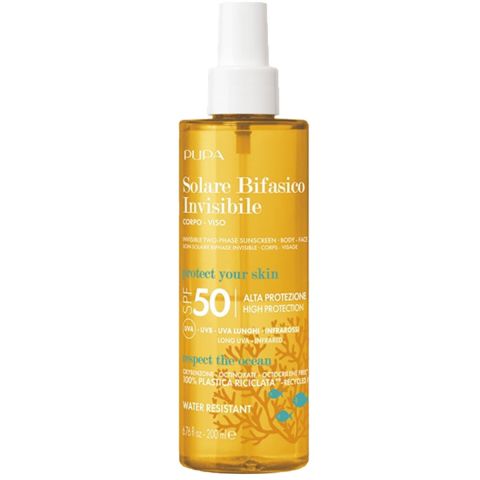 PUPA Milano - Invisible TwoPhase Sunscreen SPF50 - 200 ml