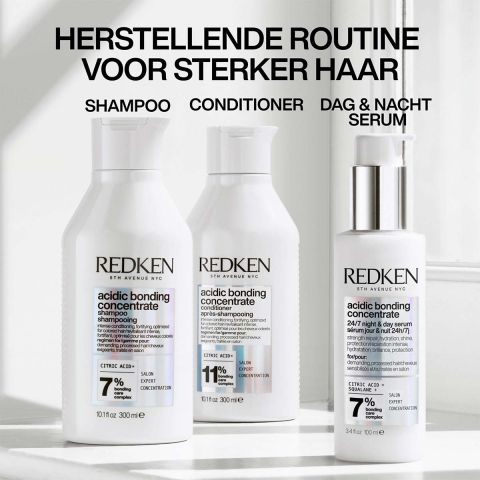 Redken - Acidic Bonding Concentrate Shampoo + Conditioner + Serum - Kit for damaged hair