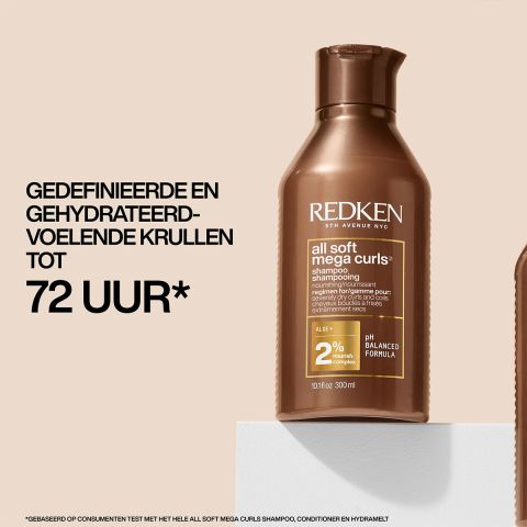 Redken - All Soft - Mega Curls - Shampoo for Curly Hair and Curls - 300 ml