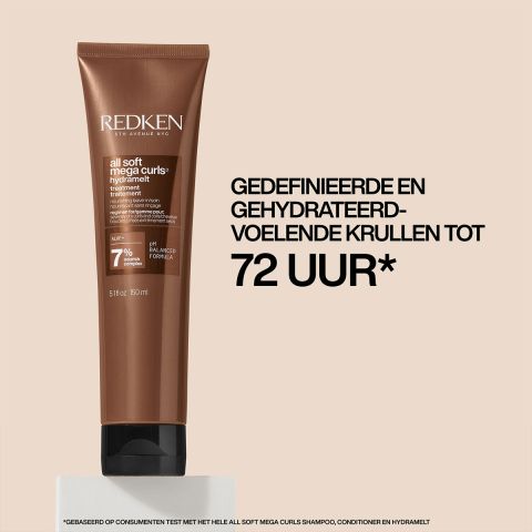 Redken - All Soft - Mega Curls Hydramelt - Leave-in for frizzy and curly hair - 150 ml