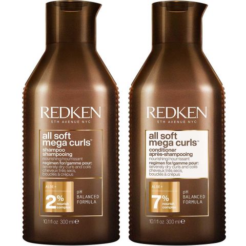 Redken - All Soft Mega Curls Shampoo + Conditioner Kit