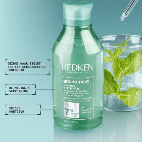 Redken - Amino - Mint - Shampoo for Oily Scalp - 300 ml