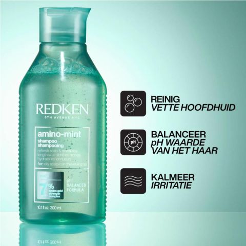 Redken - Amino - Mint - Shampoo for Oily Scalp - 300 ml