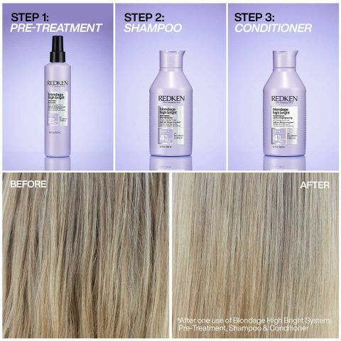 Redken - Blondage High Bright - Shampoo for Blonde Hair - 300 ml 