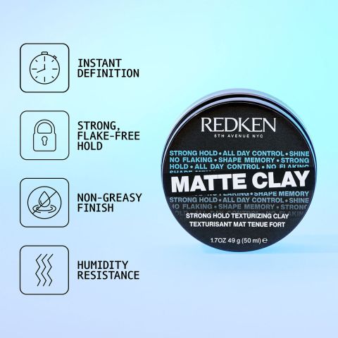 Redken - Texturize - Matte Clay - Powerful Hair Clay - 75 ml