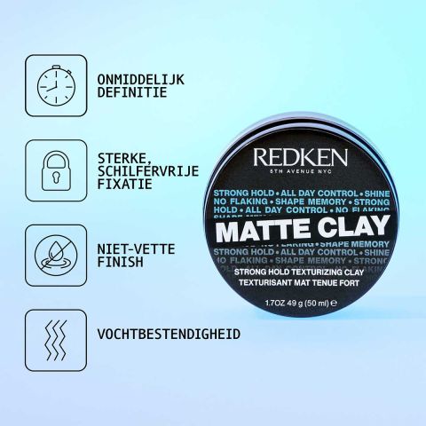 Redken - Texturize - Matte Clay - Powerful Hair Clay - 75 ml