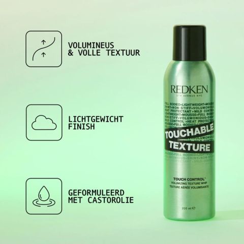 Redken - Touchable Texture - Volume - Volume Hair Mousse - 200 ml