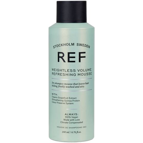 REF - Weightless Volume Refreshing Mousse - Dry Shampoo Mousse - 200 ml