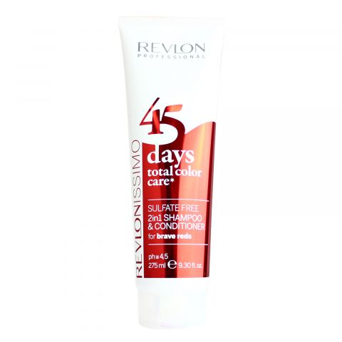 Revlon - 45 Days Color - 2 in 1 Shampoo & Conditioner - Reds - 275 ml