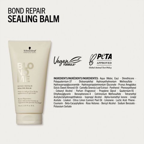 Schwarzkopf - Blond Me - Bond Repair Sealing Balm - 75 ml