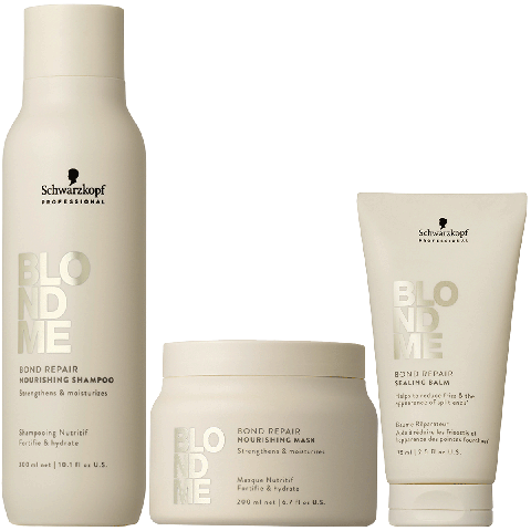 Schwarzkopf - Blond Me - Nourishing Shampoo, Mask & Leave-in set