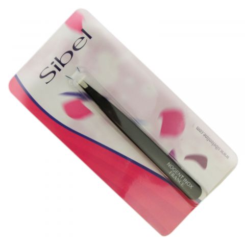 Sibel - Epilator tweezers - Straight - Black