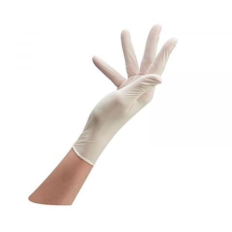 Sibel - Latex Disposable Gloves - White - Powdered - 100 Pieces