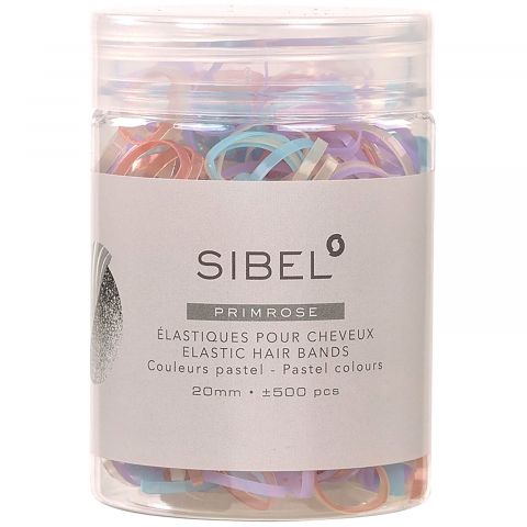 Sibel - Elastic - Bands - Pastel - 20mm - 500 Pieces