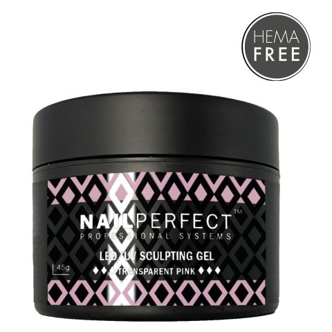 Nail Perfect - LED/UV - Sculpting Gel - Transparent Pink - 45 gr.