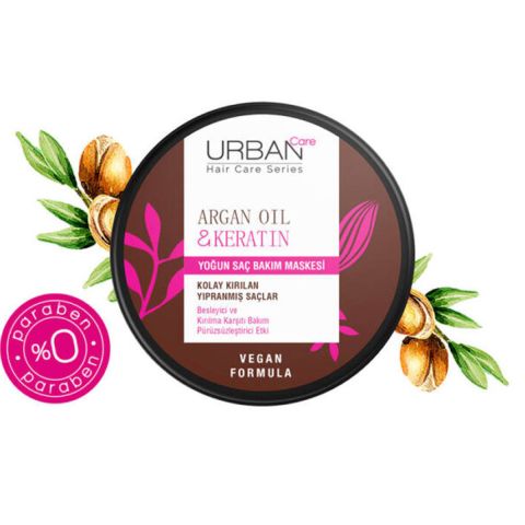 Urban Care - Argan Oil & Keratin Hair Mask - 230 ml