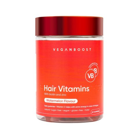 Veganboost - Hair Vitamin Watermelon - 60 pieces.