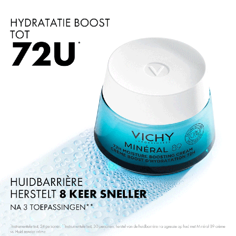 Vichy - Mineral 89 - 72H Hydrating Boost Cream - 50 ml