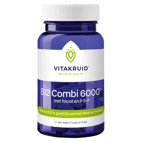 Vitakruid - B12 Combi 6000 - 60 Melting Tablets