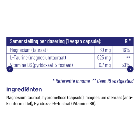 Vitakruid - Magnesium Taurate B6 - 180 vcp