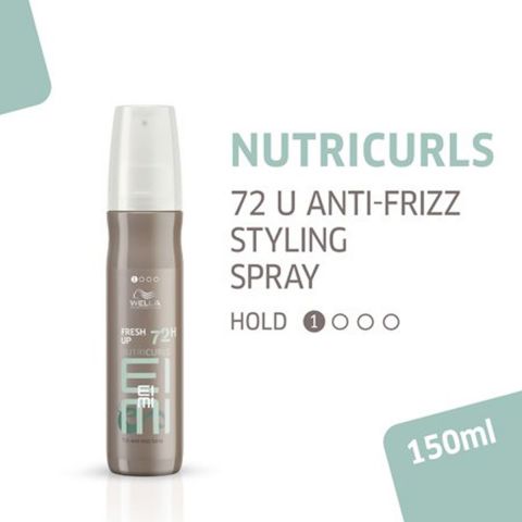 Wella Professionals - Nutricurls EIMI - Fresh Up - 72h Anti-Frizz Spray - 150 ml