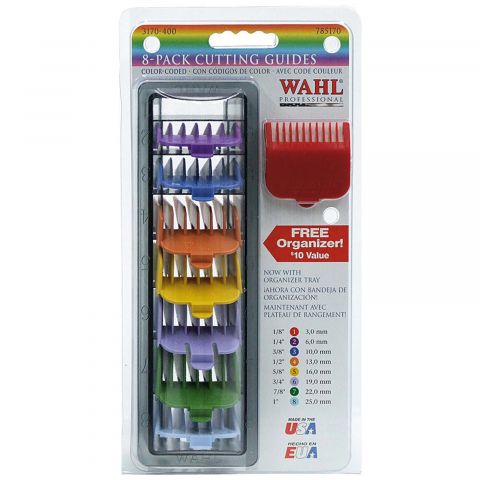 Wahl - Mounting comb - Type 1 - Set Plastic Colored - No. 1 to 8