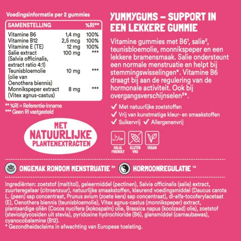 Yummygums - Hormone Balance - 60 Gummies