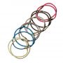 Comair - Colored Hair Rubber Bands - Thin - 12 Pieces