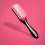 Denman - Medium 7 Row Styling Brush - Red - D3