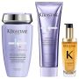 Kérastase - Blond Absolu Shampoo + Conditioner + Elixir Ultime L'Huile Originale Hair Oil Kit Blonde Hair