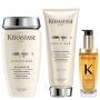 Kérastase - Densifique Shampoo + Conditioner + Elixir Ultime L'Huile Originale Hair Oil - Kit Fuller Hair