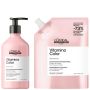 L'Oréal Professionnel - Vitamino Color Shampoo 500 ml + Refill Shampoo 500 ml - Set