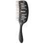 Olivia Garden - Care Flex - Thick Hair - Hairbrush - Matt Black