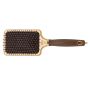 Olivia Garden - Care Rectangular - Nylon Gold & Brown - Hair Brush - L