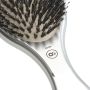 Olivia Garden - Oval - Boar & Nylon - Silver - Hairbrush