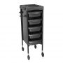 Sibel - Milano - Work Trolley Hairdresser - Black