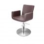 Sibel - Bravo Round Barber Chair - Brown