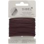 Sibel - Thick Elastic Hair Bands - Brown - 12 Pieces