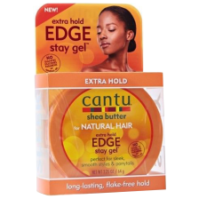 Cantu - Shea Butter - Natural Edge Stay Gel - 64 gr.