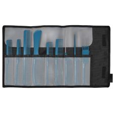 Jaguar - A-Line 9 piece Comb Set Incl. Case - Atlantic