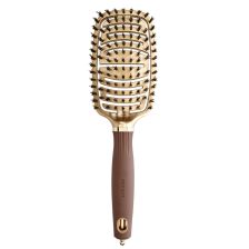 Olivia Garden - Expert Care - Boar - Hair Brush - Gold & Brown