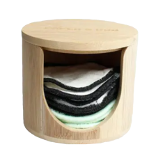 Paper & Boo - Bamboo Washable Pads Holder