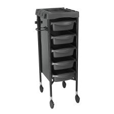 Sibel - Milano - Work Trolley Hairdresser - Black